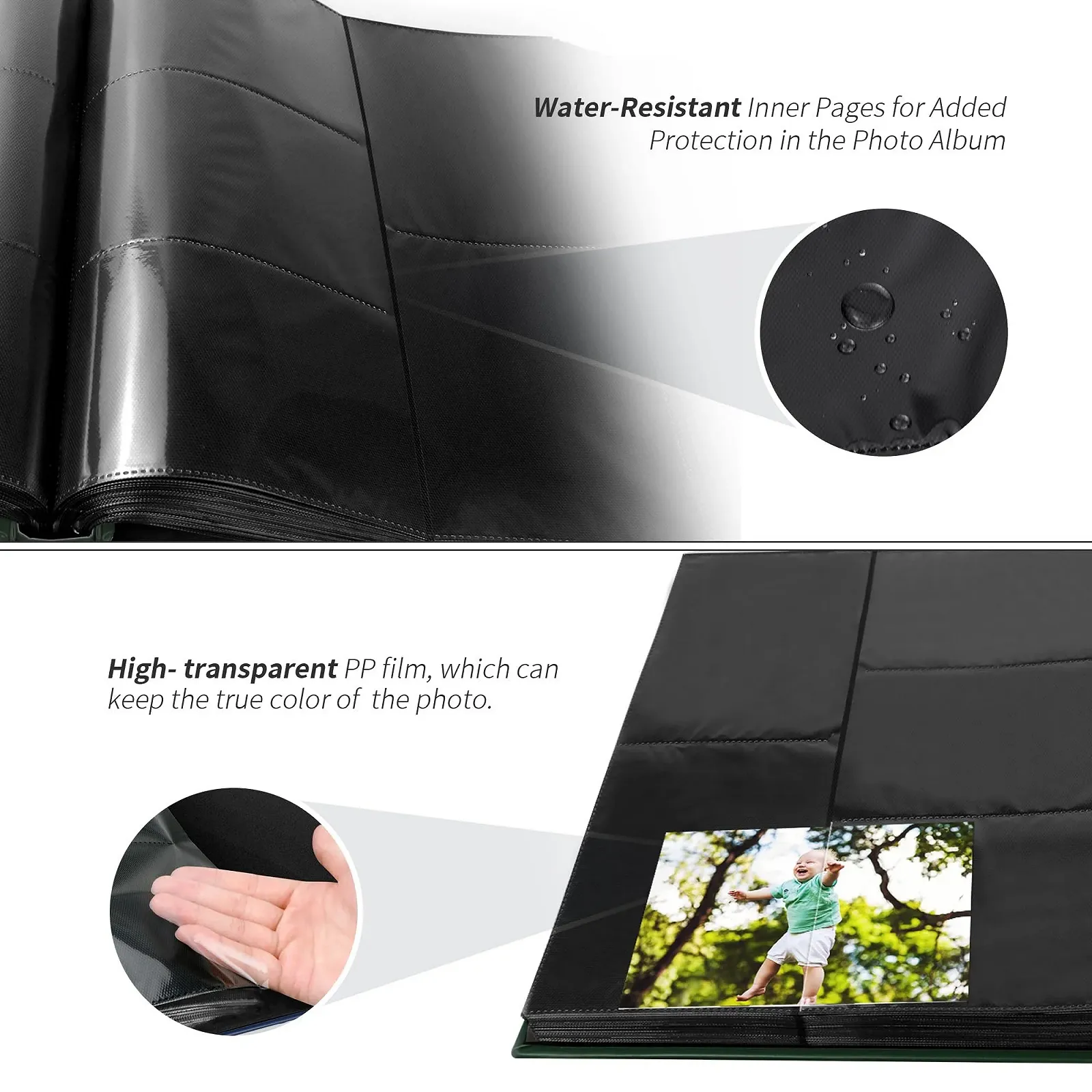 Фотоальбом Rdylymx 15x10 см, 600 карманов, темно-зеленый, большая емкость, кожаная обложка для портретных и альбомных фотографий только 10x15 см, фото №4 Фотоальбом Rdylymx 15x10 см, 600 карманов, темно-зеленый, большая емкость, кожаная обложка для портретных и альбомных фотографий только 10x15 см, фото №4