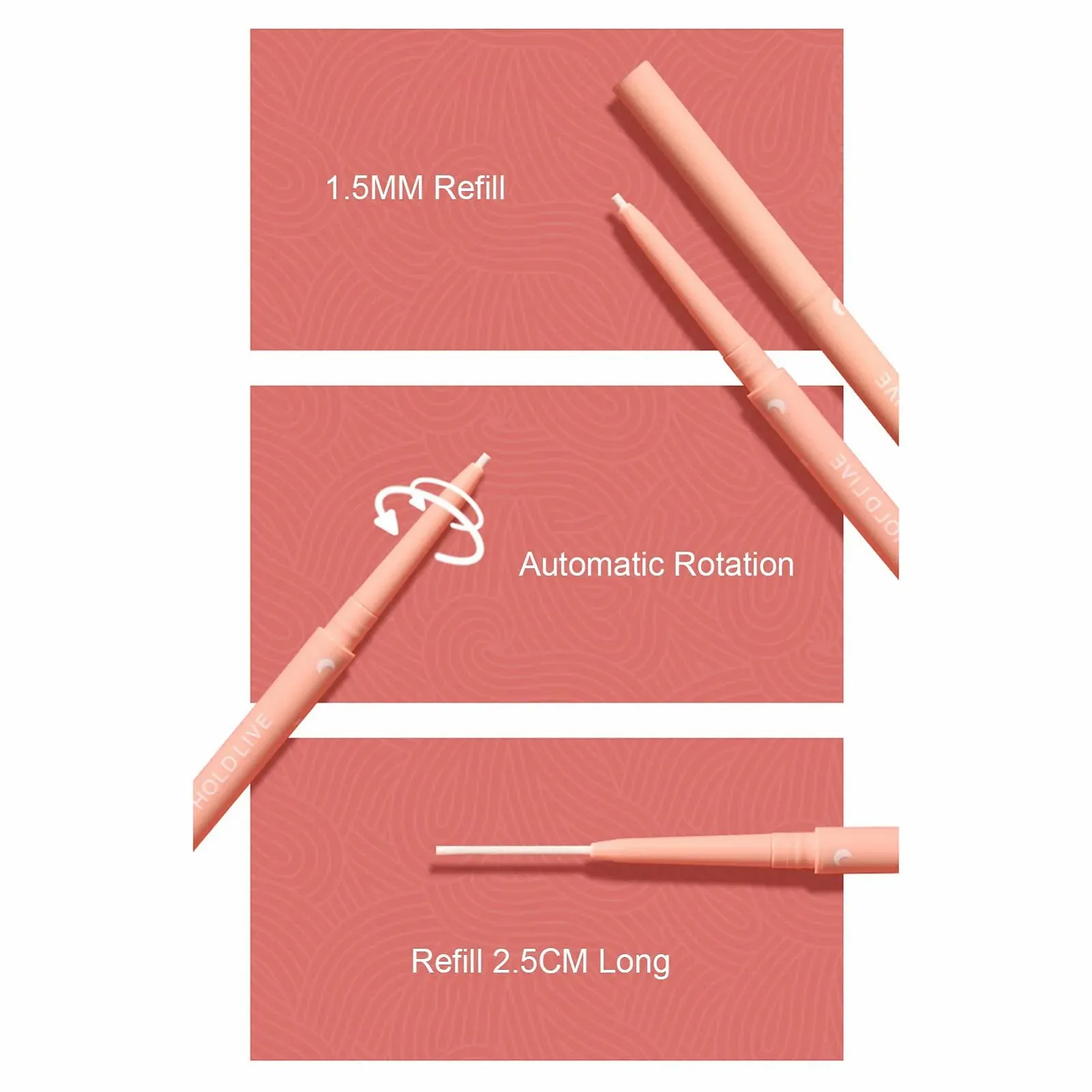 Підводка для очей Anself Ultra Fine Rotation Gel Pen, 0,1 г, водостійка, фото №7