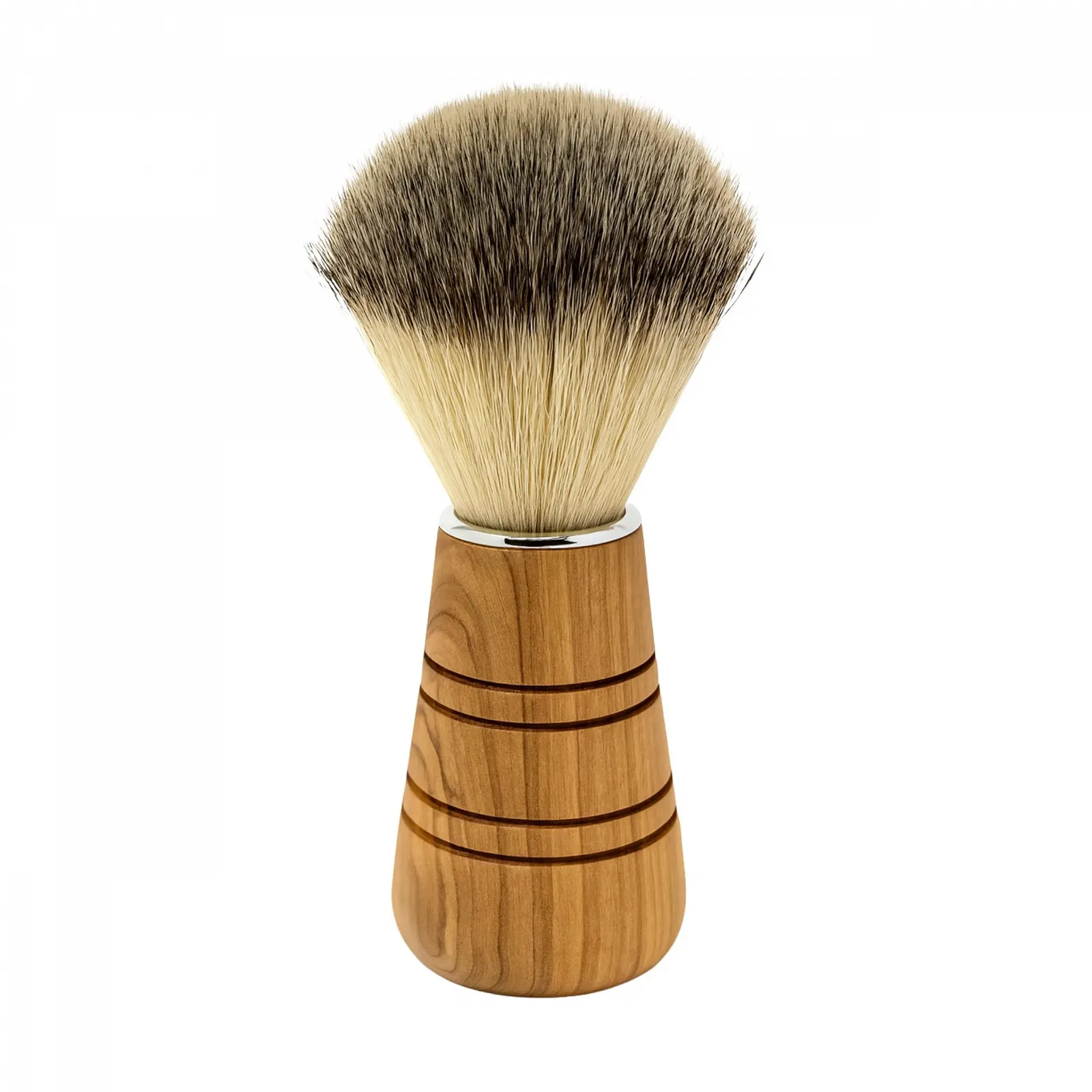 Помазок для бритья Olive Wood Stainless Steel Handmade Vegan Synthetic Hair, фото №1 Помазок для бритья Olive Wood Stainless Steel Handmade Vegan Synthetic Hair, фото №1