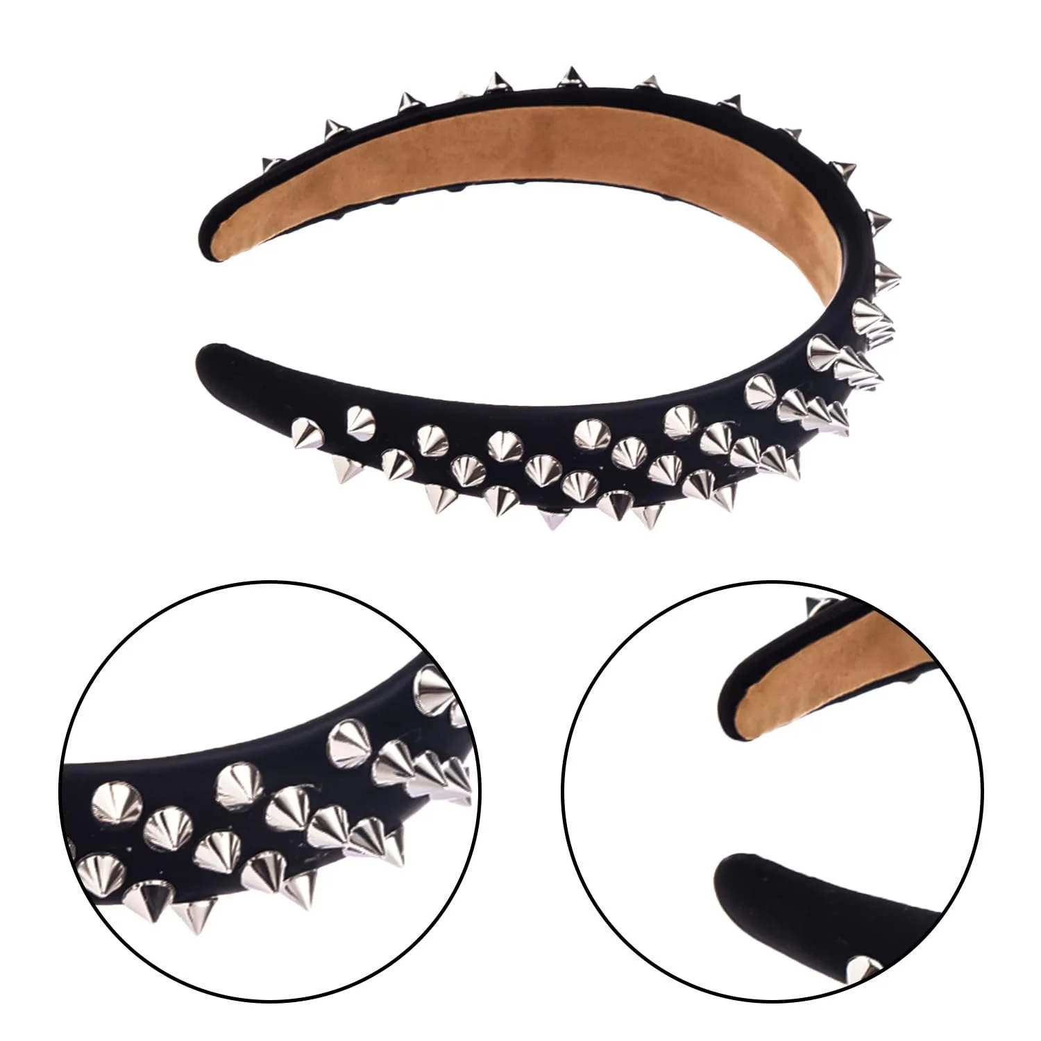 Обруч для волос с шипами, фото №2
