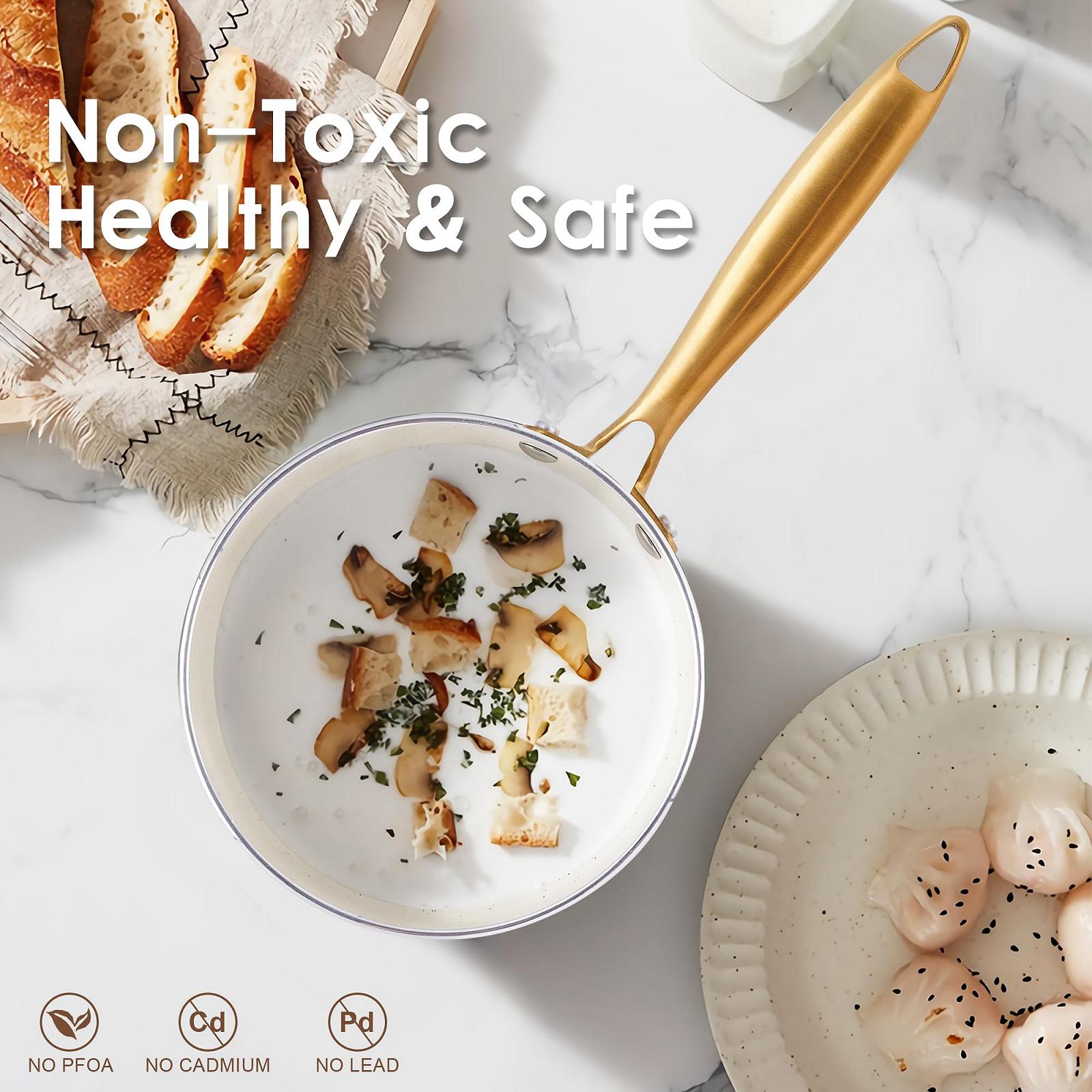 Набір посуду VONIKI Non-Stick 16 Pieces Non-Toxic, фото №5