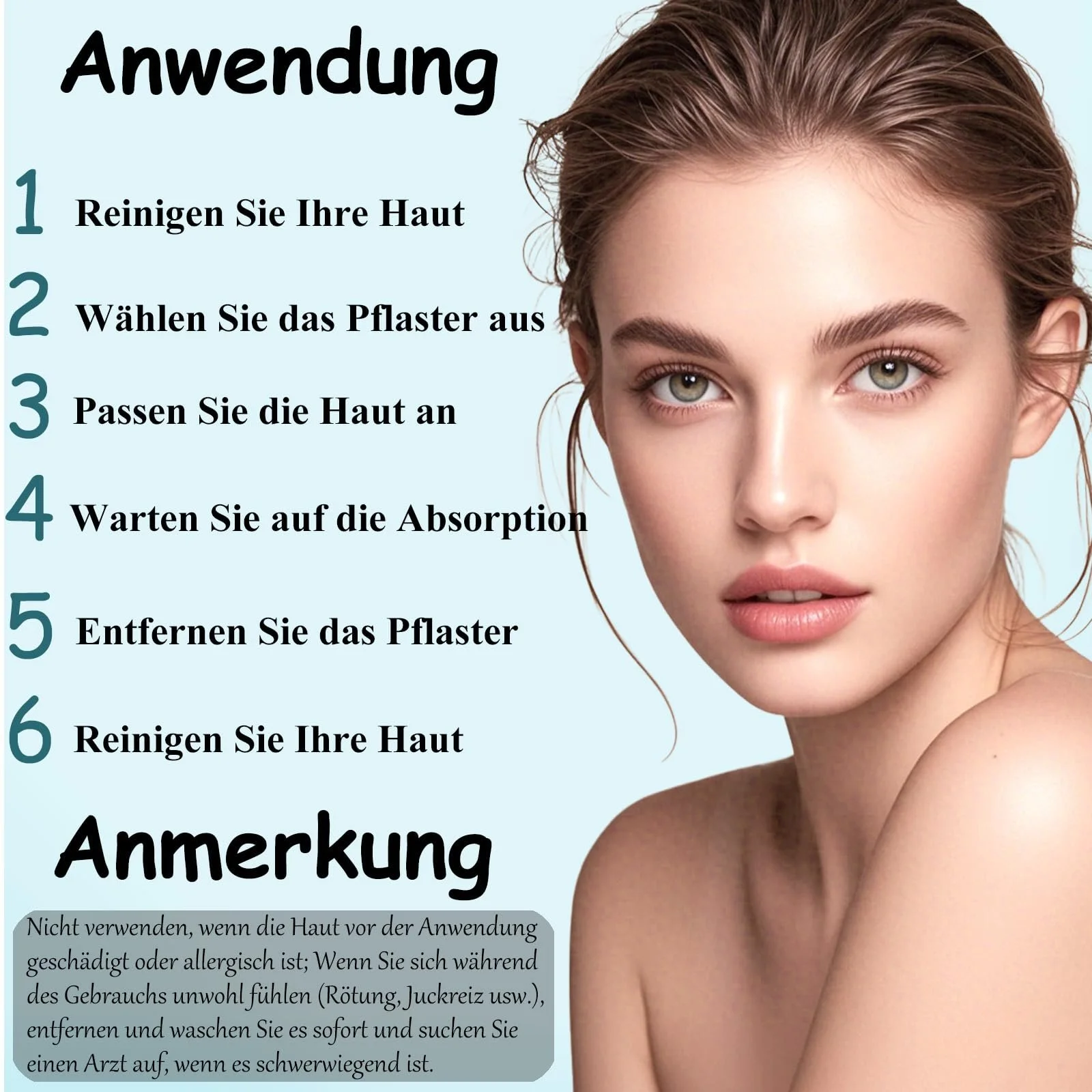 Пластирі Soleneva 160 шт. проти зморшок для обличчя, підтягуюча стрічка, фото №4