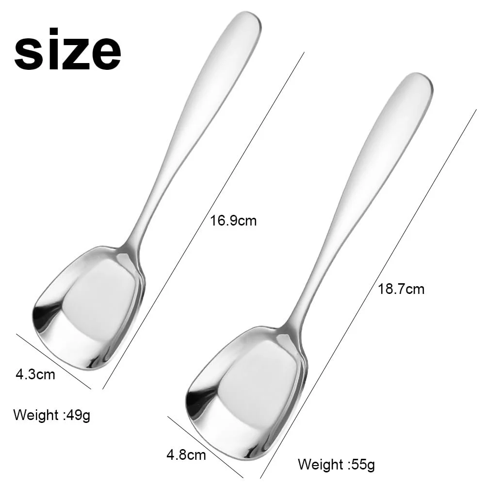 Ложка для супу з нержавіючої сталі Shovel, фото №2