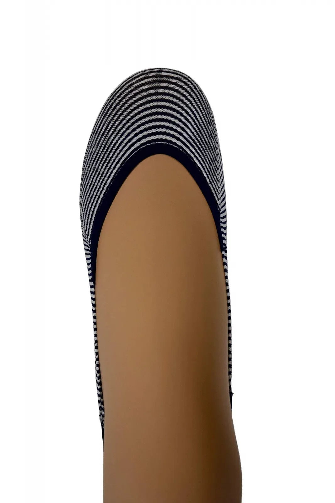 Жіночі шкарпетки-балетки в смужку, темно-сині, 3 пари, фото №4 Жіночі шкарпетки-балетки в смужку, темно-сині, 3 пари, фото №4