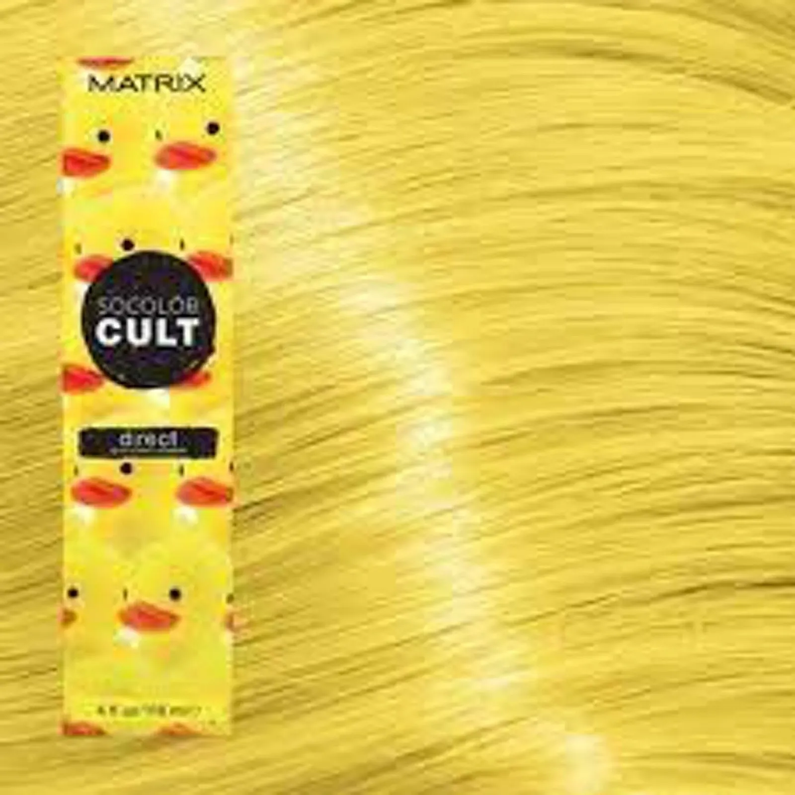 Напівперманентна фарба для волосся Matrix Socolor Cult Lucky Duck Yellow Жовтий, фото №2 Напівперманентна фарба для волосся Matrix Socolor Cult Lucky Duck Yellow Жовтий, фото №2