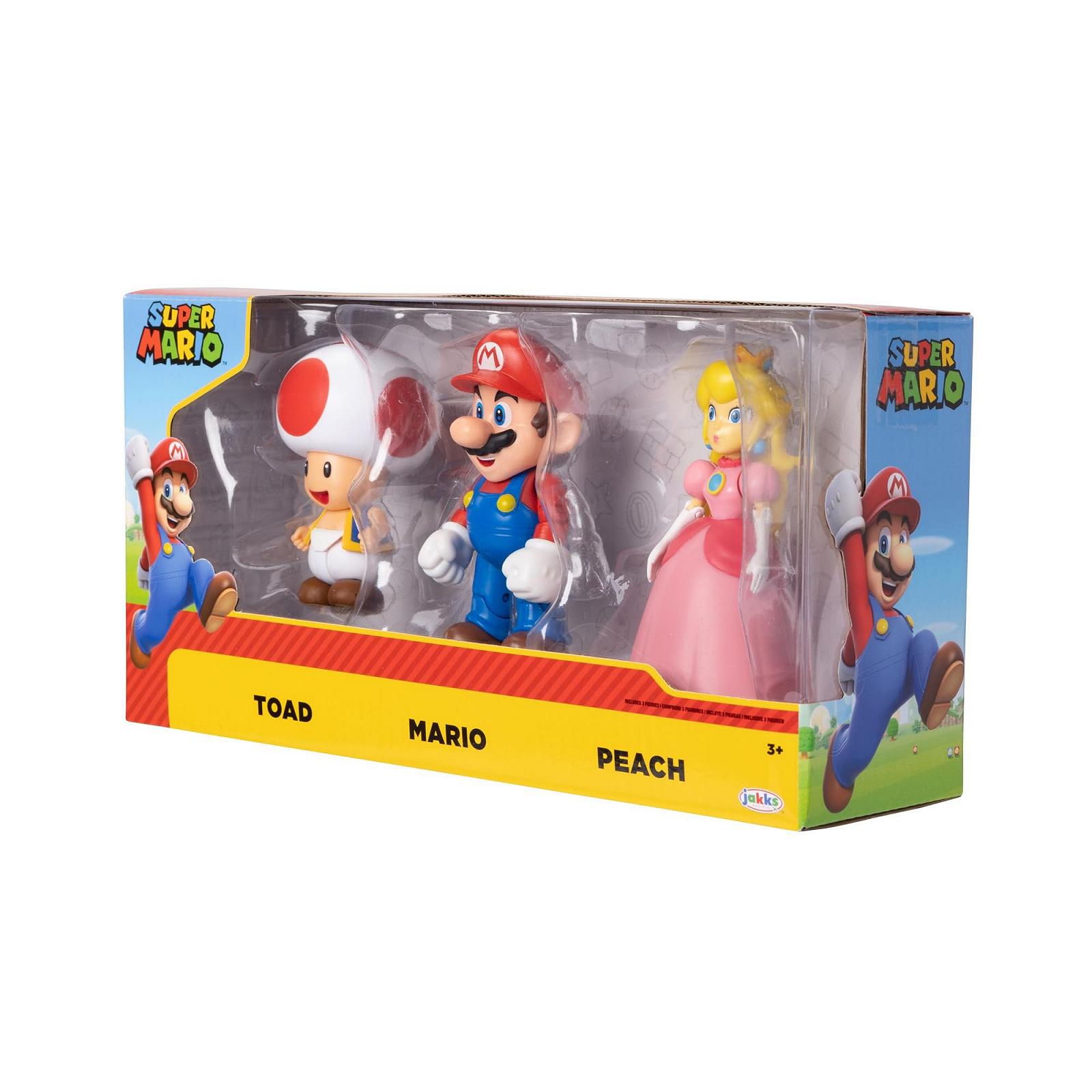 Фігурки Super Mario Nintendo Маріо та друзі 10 см, набір 3 шт., фото №2