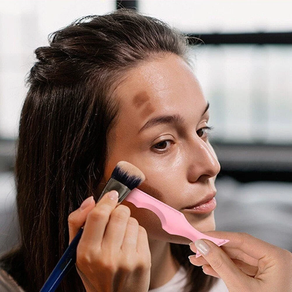 Трафареты для подводки Ericetion, силиконовые, для глаз, бровей, лица, фото №5