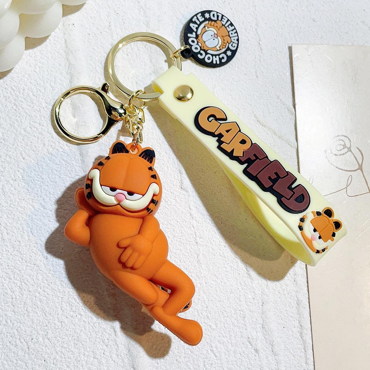 Брелок Гарфилд Garfield кот игрушка на рюкзак, ключи 6,7 см, фото №2