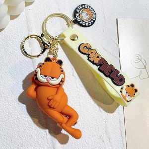 Брелок Гарфилд Garfield кот игрушка на рюкзак, ключи 6,7 см synthetic.ua - Фото 1