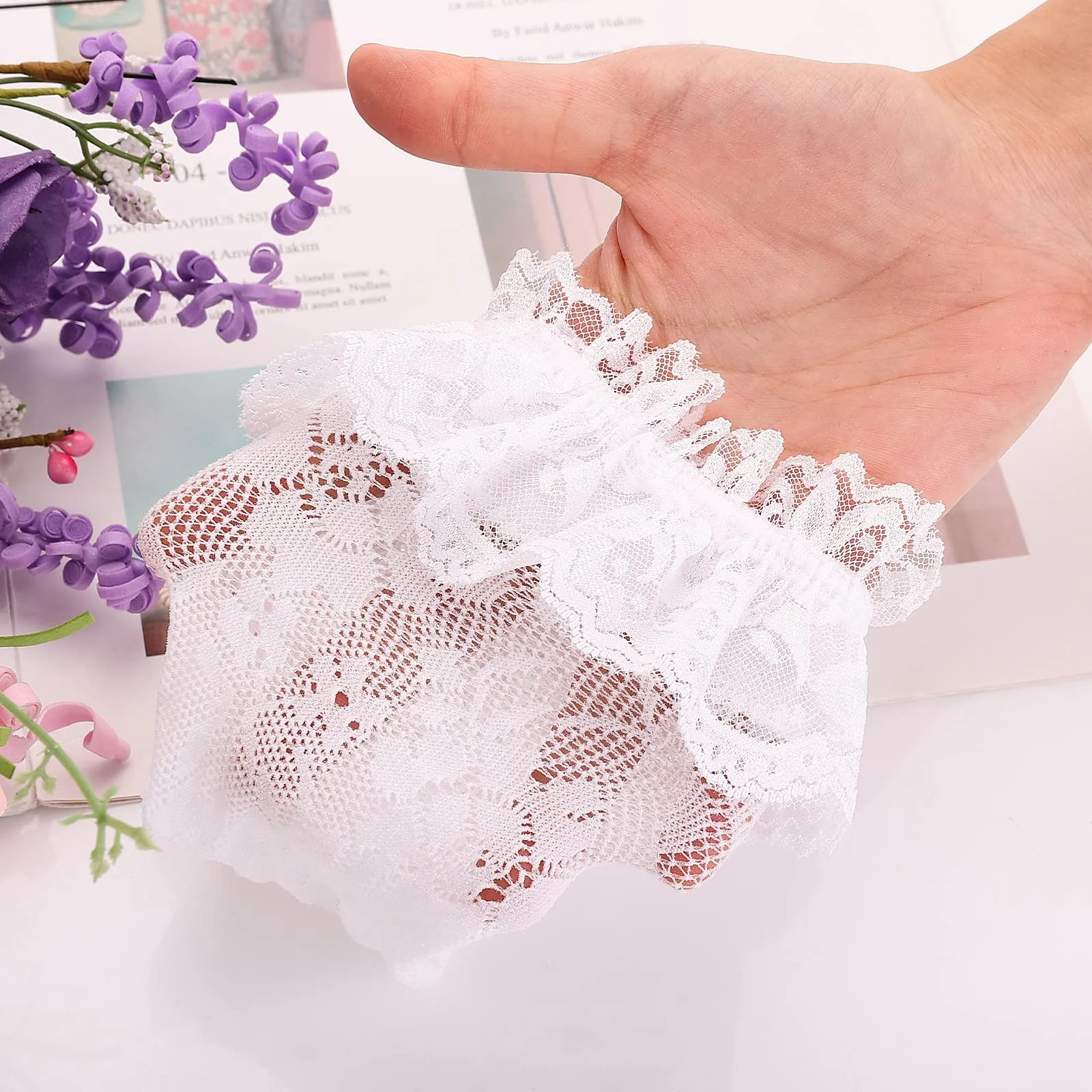 Шкарпетки Yolev з рюшами, 3 пари, фото №5 Шкарпетки Yolev з рюшами, 3 пари, фото №5