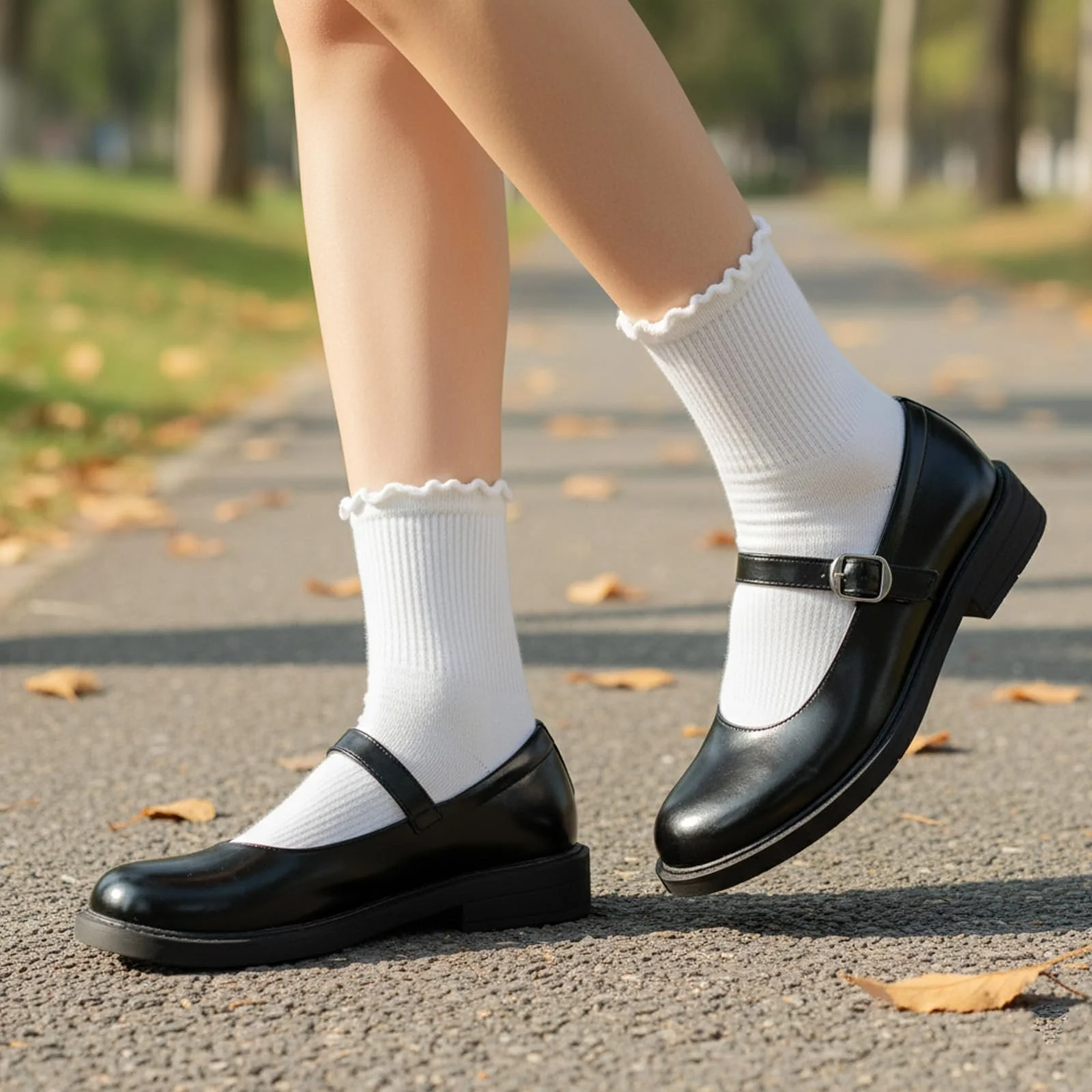 Жіночі шкарпетки з рюшами Білий, 6 пар, фото №5 Жіночі шкарпетки з рюшами Білий, 6 пар, фото №5