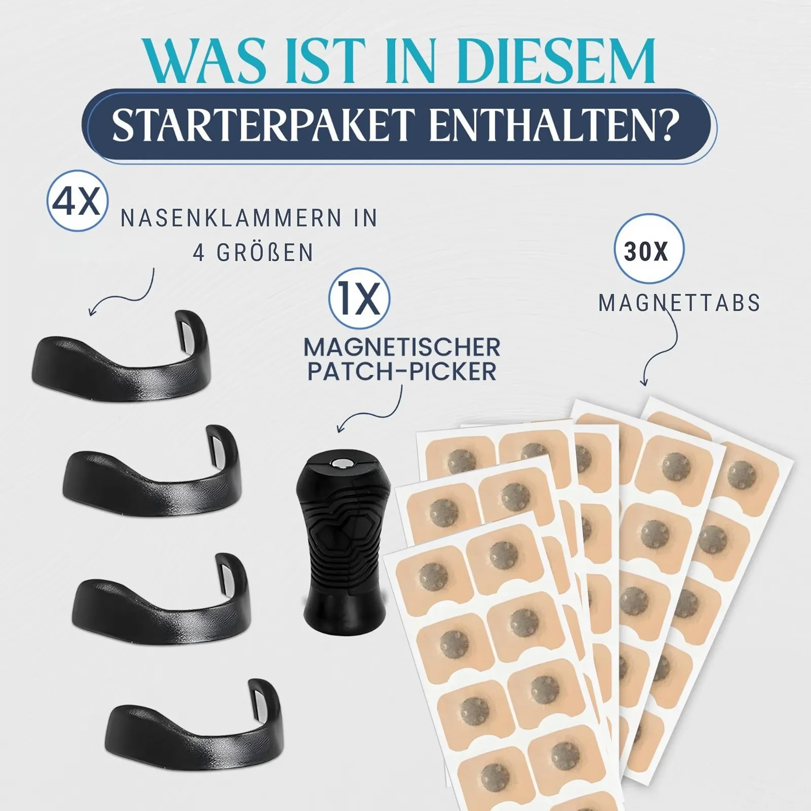 Магнітна наклейка на ніс Premium, фото №3