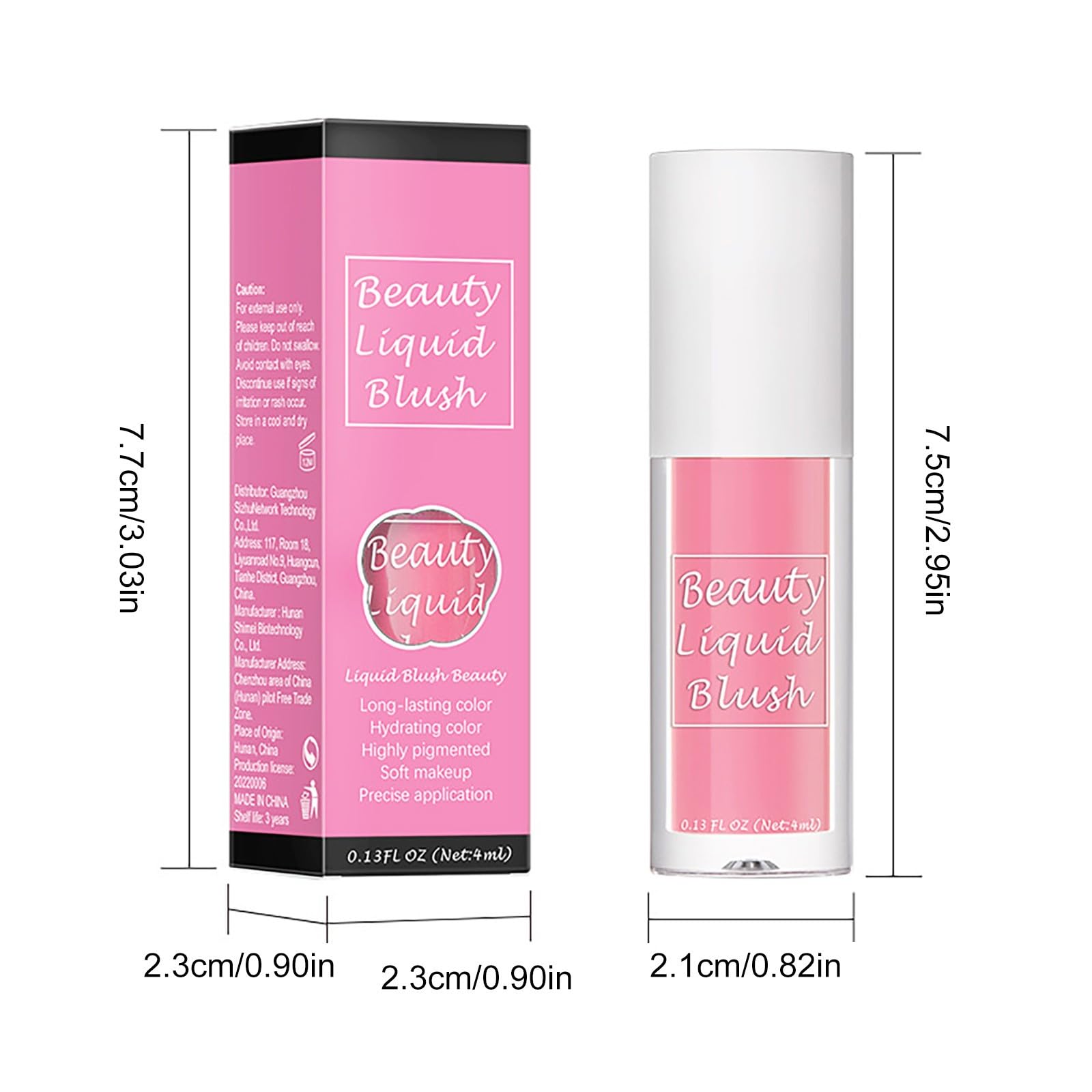 Рум'яна TianWlio Natural Look Nine Color Liquid Natural Colour 4 мл, фото №6 Рум'яна TianWlio Natural Look Nine Color Liquid Natural Colour 4 мл, фото №6