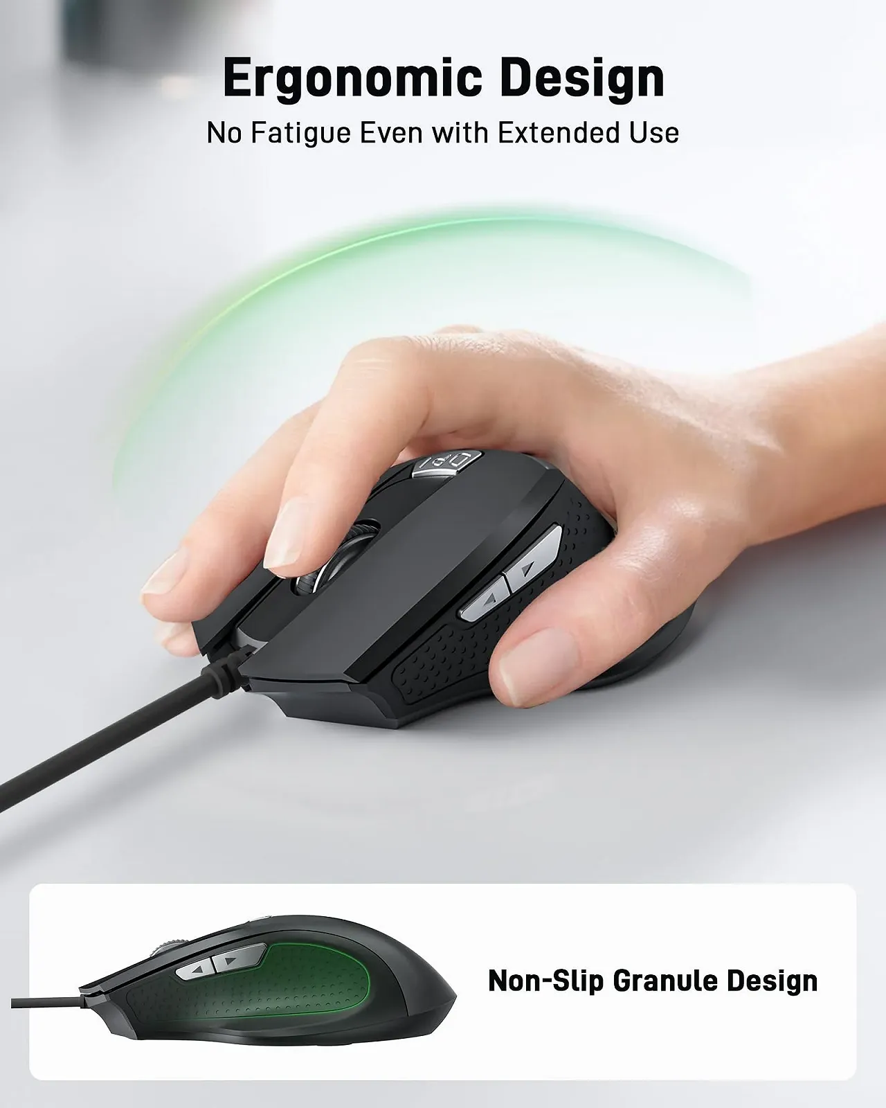 Мышь Acer проводная 3200 DPI, 6 кнопок, фото №7 Мышь Acer проводная 3200 DPI, 6 кнопок, фото №7