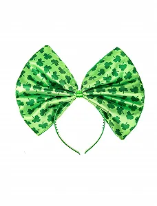 Обруч на голову с большим бантом Deiters клевер - Фото 1