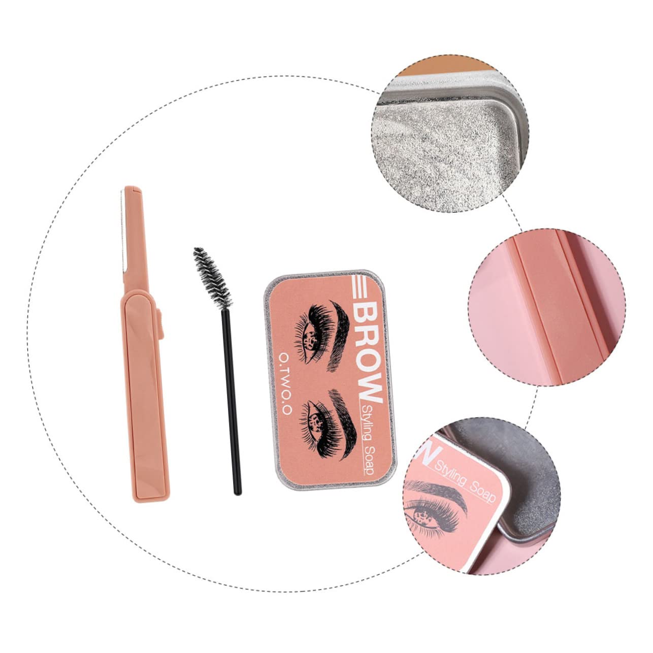 Гель POPETPOP 3D для брів 3шт у наборі прозорий, фото №4