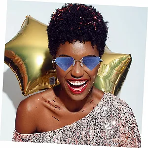 Солнцезащитные очки Бриллиант VALICLUD Без оправы Темно-синий, 2 пары synthetic.ua - Фото 1