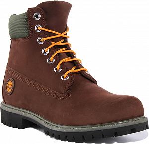Мужские Ботинки Timberland Premium Classic Leather Original Lace Up - Фото 1