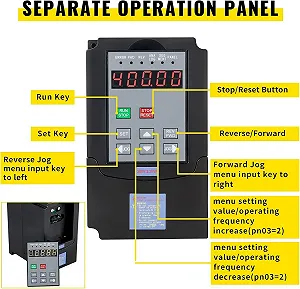 Преобразователь частоты Vevor A2-3022 / Black synthetic.ua - Фото 1