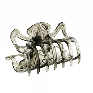 Заколка для волос большая WeLoveBeads 9 см Smoke Grey - Фото 1