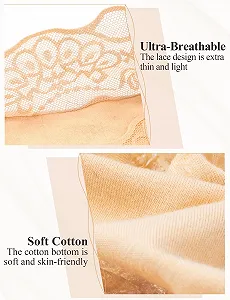 Шкарпетки-слідки Becellen, 6 пар, жіночі, бавовняні synthetic.ua - Фото 1