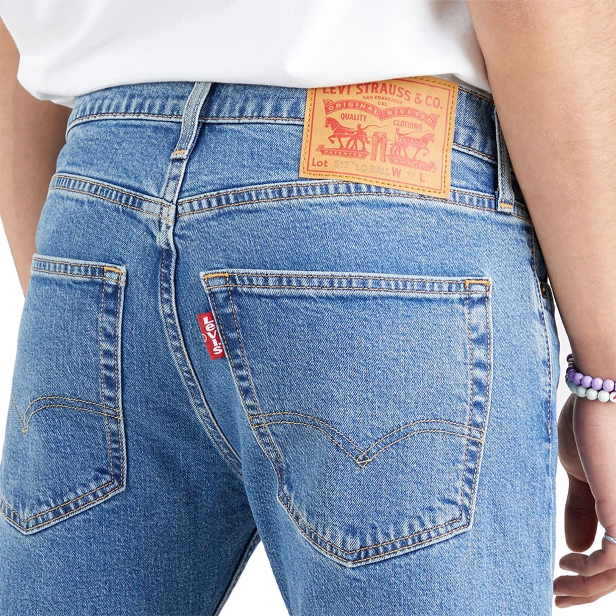 Чоловічі джинси Levis - 512 Slim Taper Lo Ball Wolf Light Sw Adv - 29, фото №3 Чоловічі джинси Levis - 512 Slim Taper Lo Ball Wolf Light Sw Adv - 29, фото №3