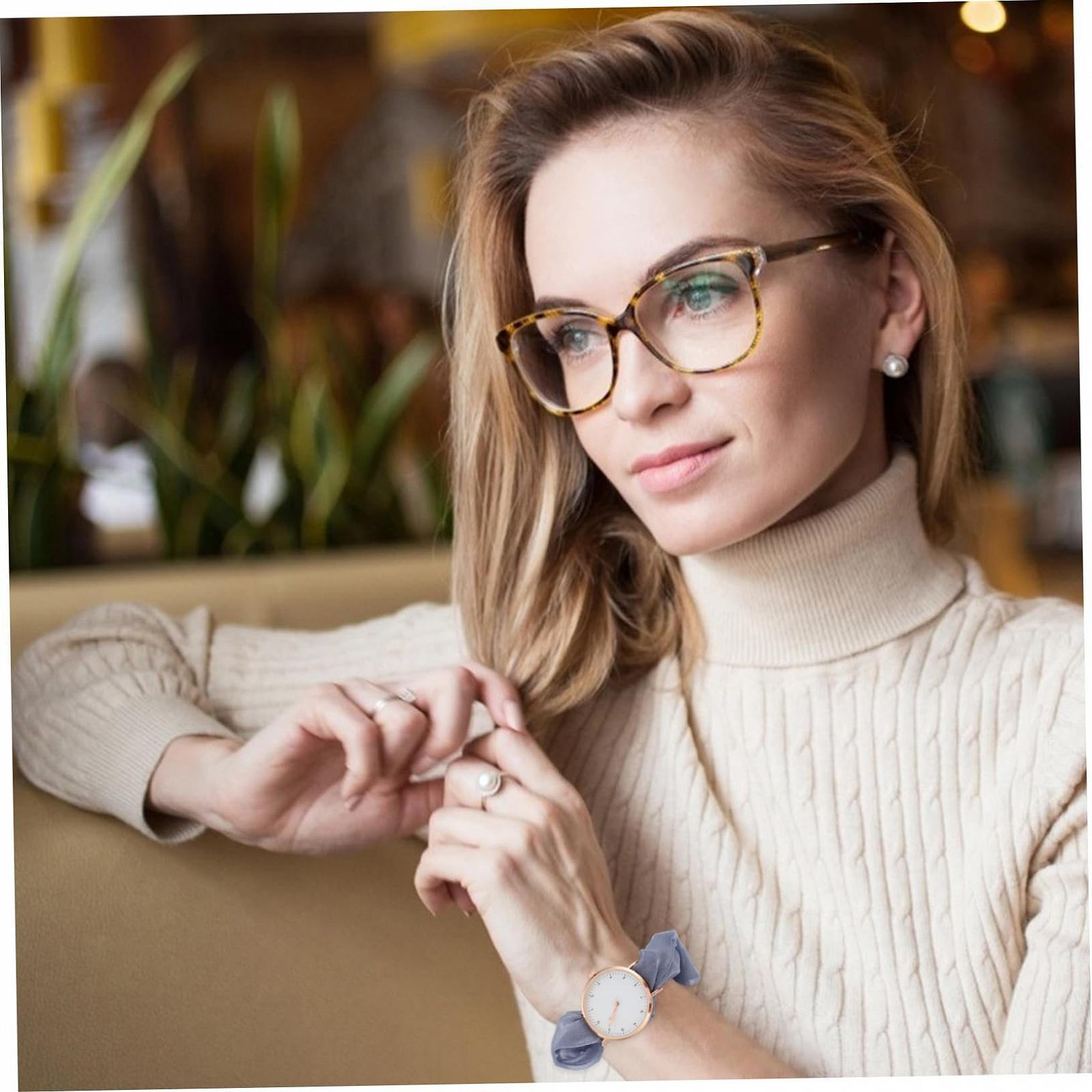 Кварцевые часы Healvian для студентов, женские, с тканевым ремешком, легкие и практичные для повседневного использования, фото №3