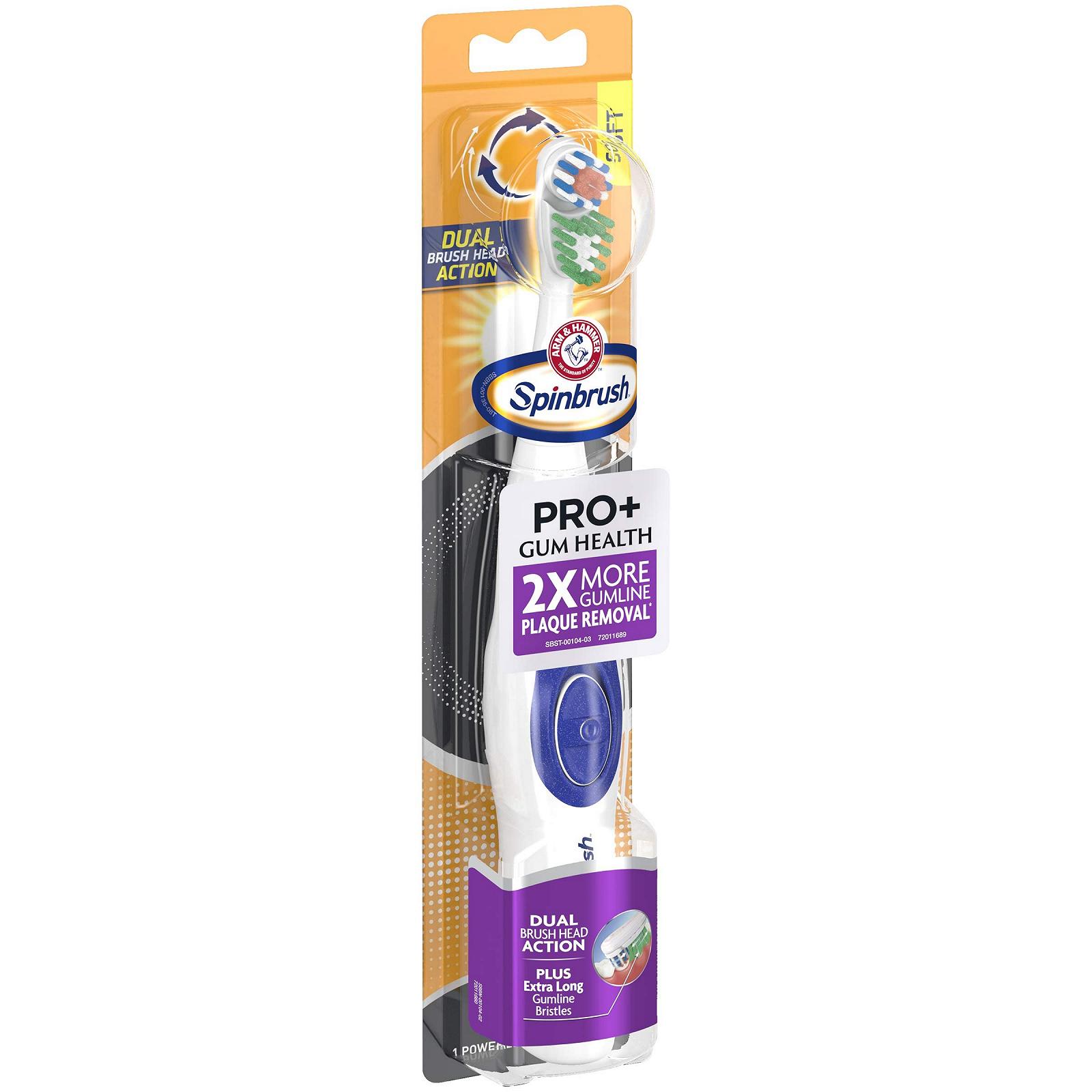 Зубная щетка с батарейным питанием Spinbrush Really Radiant Clean & Fresh, фото №12