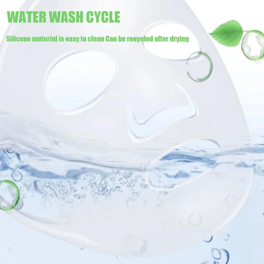 Багаторазова силіконова маска SGERUFZ для обличчя з гачками, 2 шт, фото №4 Багаторазова силіконова маска SGERUFZ для обличчя з гачками, 2 шт, фото №4