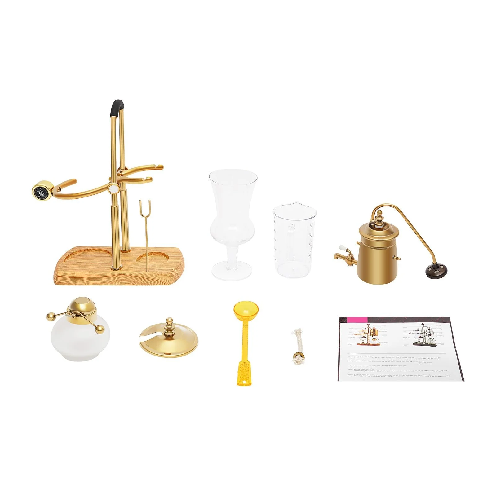 Сифонная кофеварка 400 ml Gold, фото №1