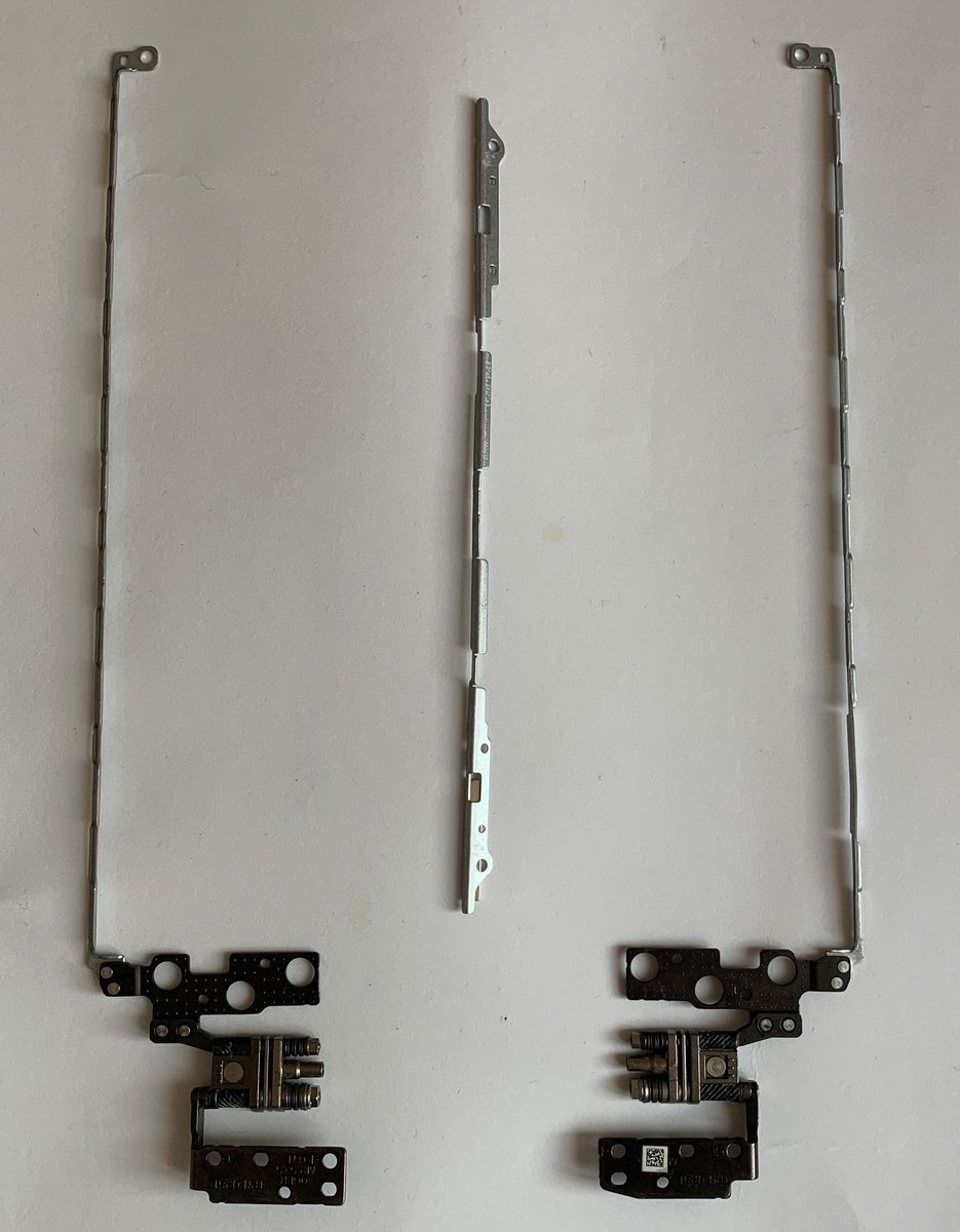 Петлі матриці, верхня планка, заглушки для HP Chromebook x360 14, комплект, оригінал TPN0251, фото №1