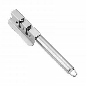 Ручне точило для ножів esmen нержавіюча сталь портативне ергономічне - Фото 1