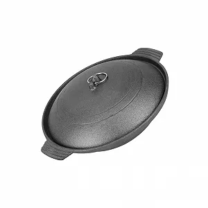 Кастрюля чугунная для риса термосберегающая энергосберегающая для тушения курицы - Фото 1