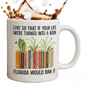 Дорожня Кружка для Кави Керамічна з Дизайном Книги та Надихаючим Текстом - Фото 1