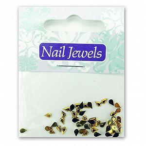 Капли Стразы Акриловые для ногтей EigenArt Золотой - Фото 1