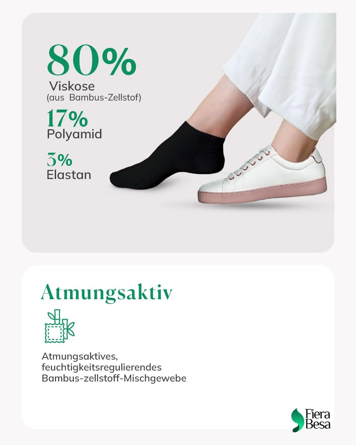 Унісекс Бамбукові шкарпетки Короткі спортивні шкарпетки 5 пар М'які та еластичні, фото №2