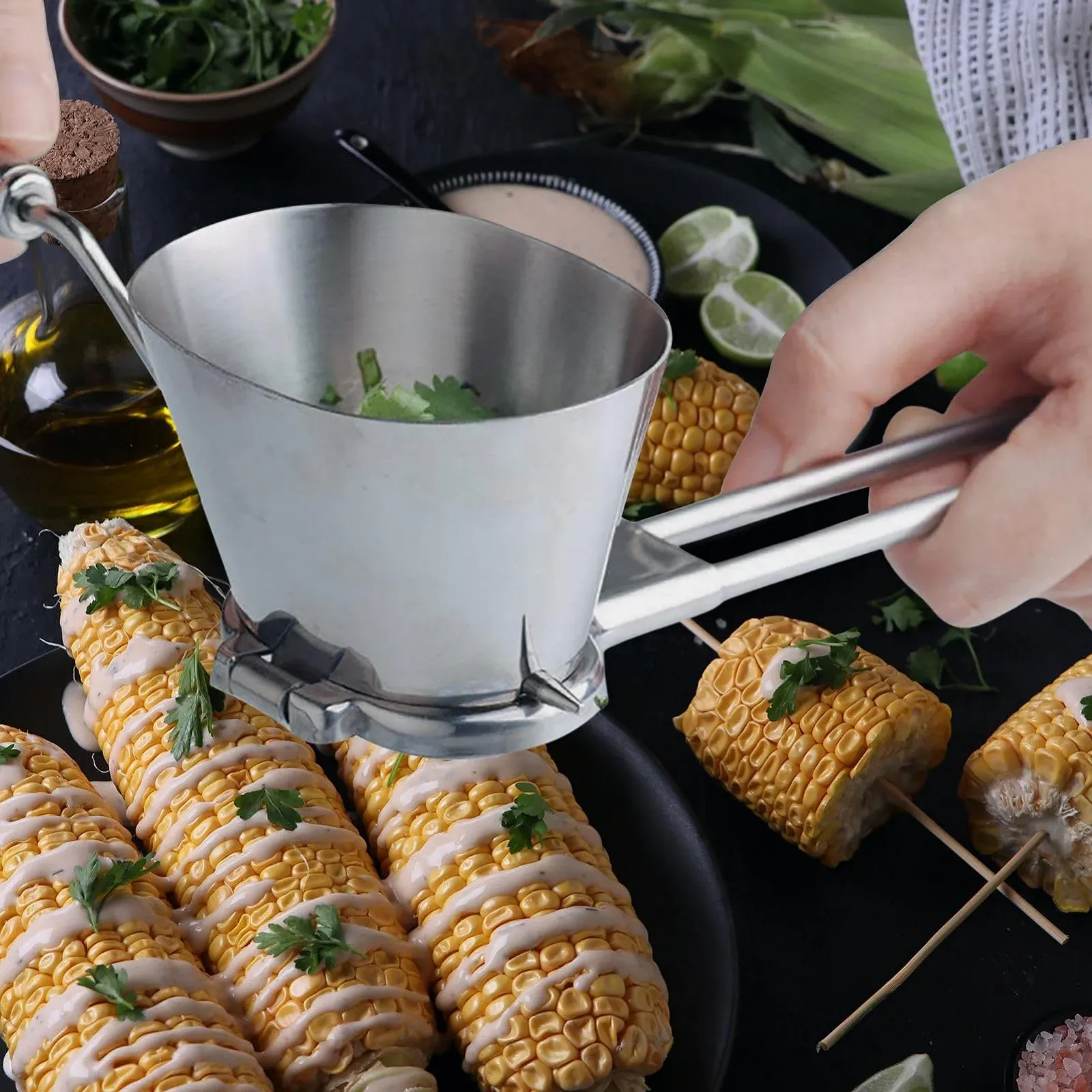 Терка Rostfreier Petersilienhacker Korianderhacker для измельчения петрушки, орехов, чеснока, трав, фото №2