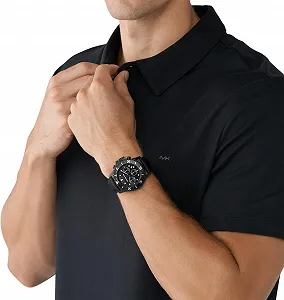 Мужской Хронограф Michael Kors Everest MK9053, черный, 45 мм, Ремешок synthetic.ua - Фото 1