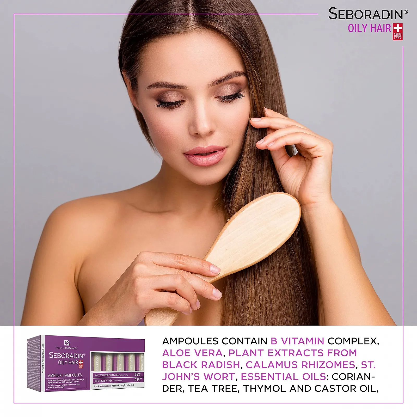 Ампули Seboradin для жирного волосся проти випадіння волосся при псоріазі та лупі, фото №6