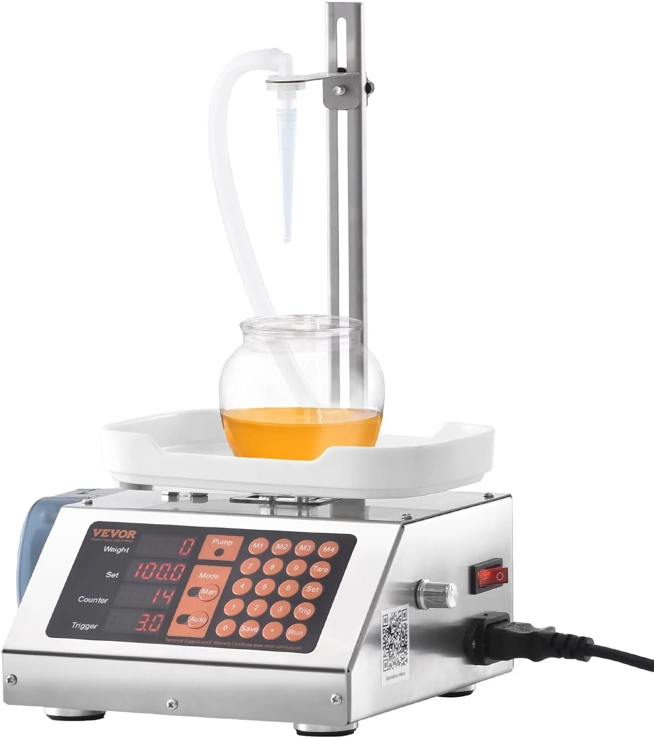 Дозатор для розливу рідин Vevor SY-1200-V2 Silver, фото №1