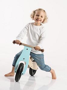 Беговел Small Foot 11609 Trike Maxi 2 в 1 Бирюзовый - Фото 1