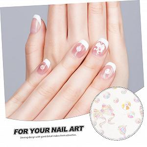 Украшения для ногтей MERRYHAPY 4bl"". лепестка со стразами, аксессуары для маникюра, универсальные украшения для ногтей, телефонов и поделок synthetic.ua - Фото 1