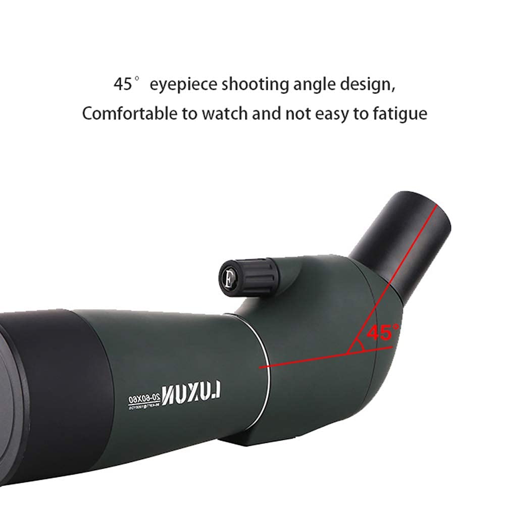 Монокуляр HD Scopes Tragbares 20–60 x 60 водонепроницаемый, с защитой от запотевания с большим увеличением и фиксированным штативом для наблюдения за птицами во время походов, фото №5