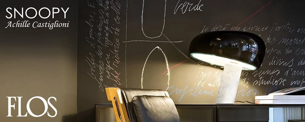 Настільна лампа Flos Snoopy 220 В Чорний, фото №2