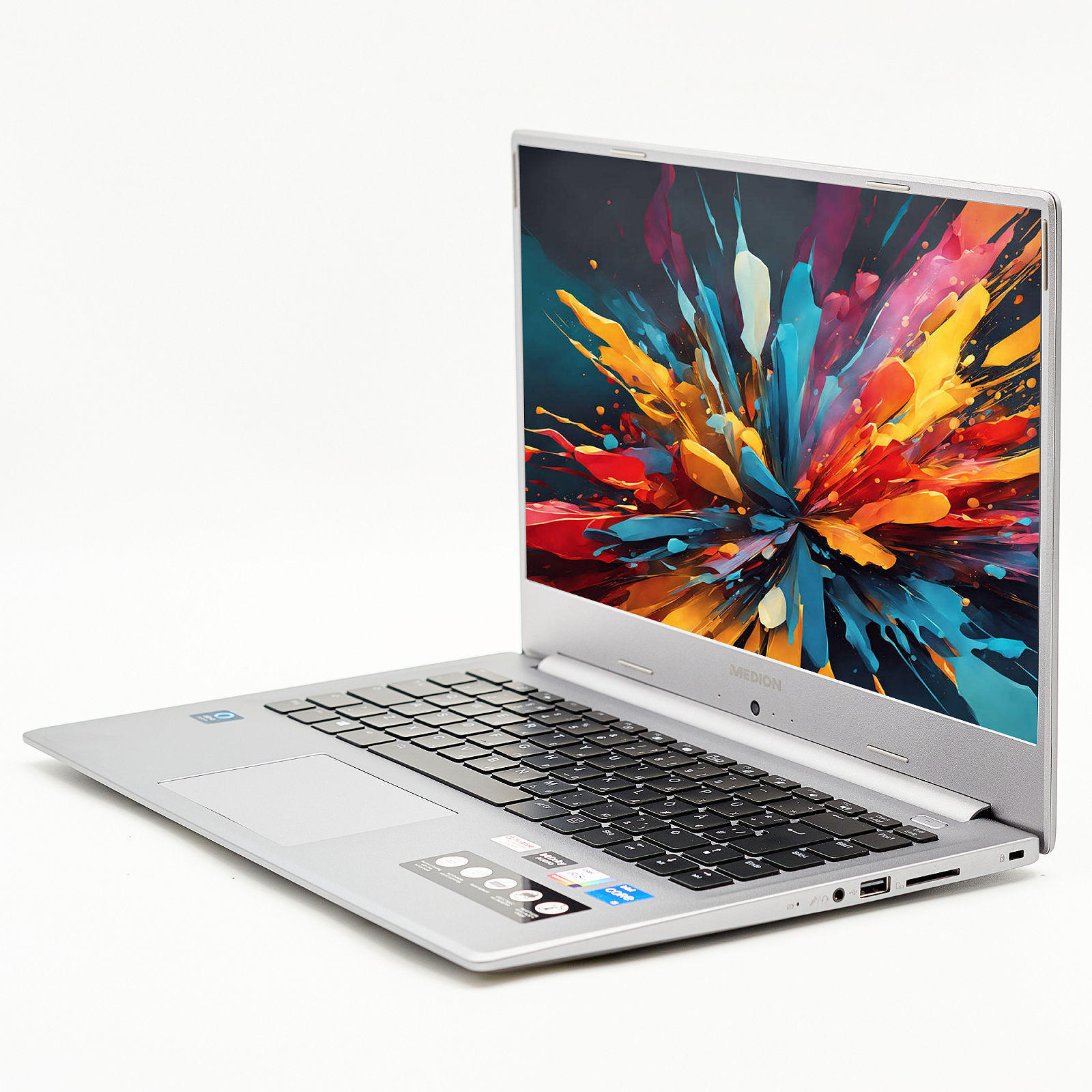 Ноутбук Medion Akoya S15449 Intel Core i5-1135G7 ОЗУ 8 ГБ SSD 1 ТБ Intel Iris Xe Graphics Металл, фото №3