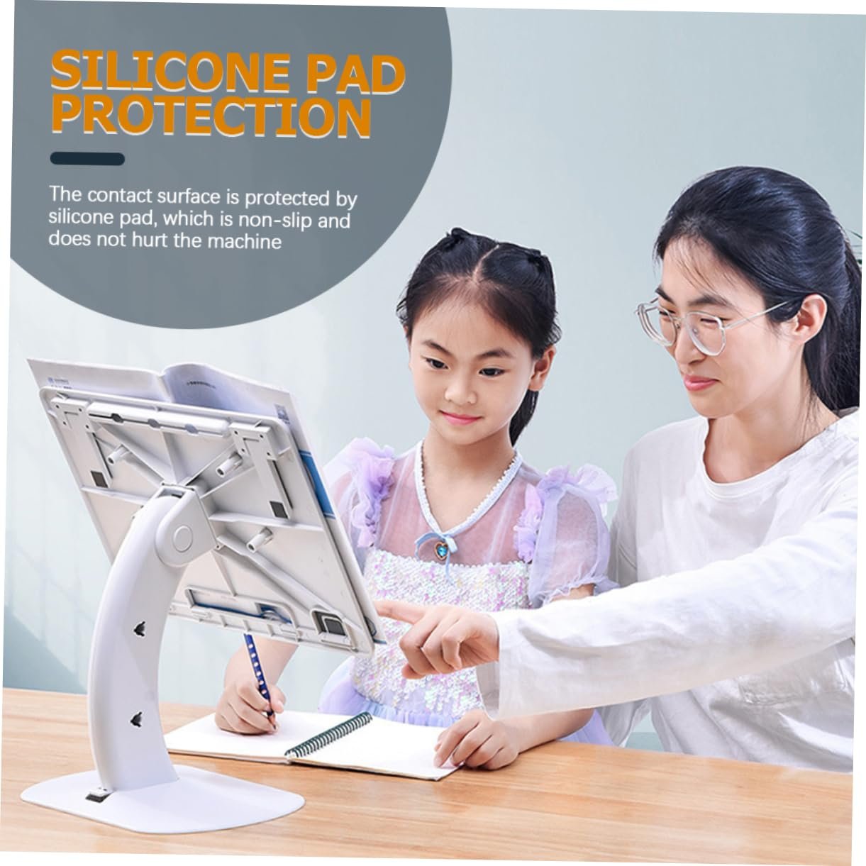 Подставка для ноутбука Tofficu Эргономичная регулируемая по высоте Универсальная подставка для компьютера для обучения Стабильная настольная подставка, фото №2