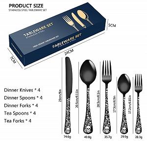 Набір столових приборів XIAOYU Готичний Череп 20 шт. ціна на synthetic.ua - Фото 1 Набір столових приборів XIAOYU Готичний Череп 20 шт. synthetic.ua - Фото 1