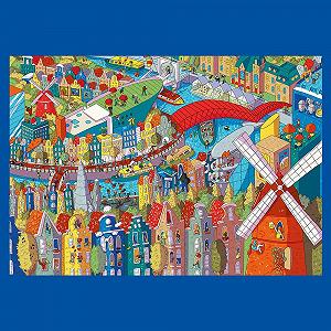 Пазл Trefl Prime UFT Eye-Spy Sneaky Peakers Amsterdam, Netherlands 1000 элементов Толстый картон Organic EKO synthetic.ua - Фото 1