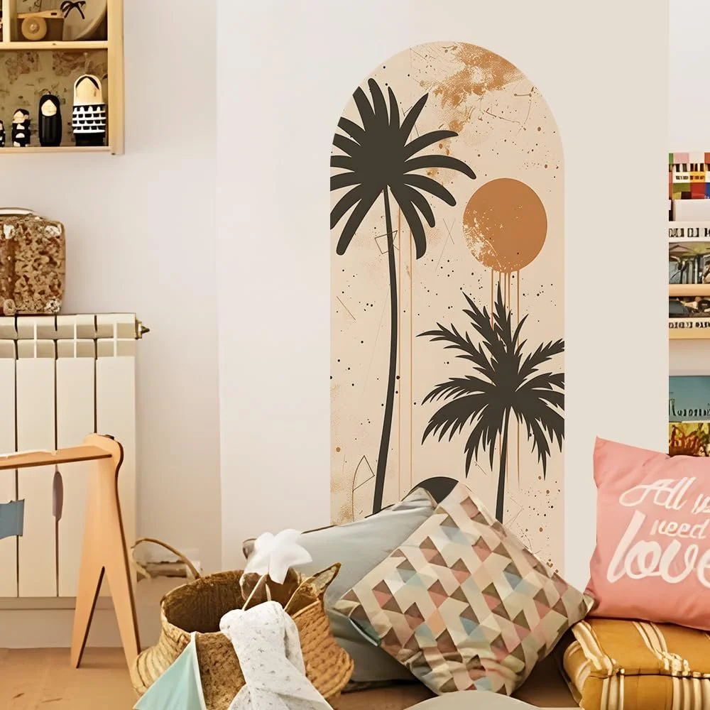 Наклейки на стіну Runtoo Large Boho Palm Tree Modern Simple 150 x 56 см, фото №1