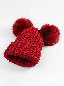 Шапка-бини LAUSONS Детская Зимняя Вязаная synthetic.ua - Фото 1